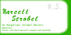 marcell strobel business card
